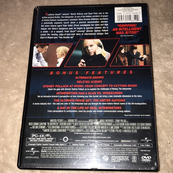 The interpreter DVD New - Picture 2 of 2